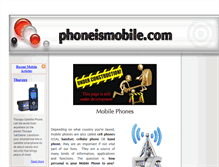 Tablet Screenshot of phoneismobile.com